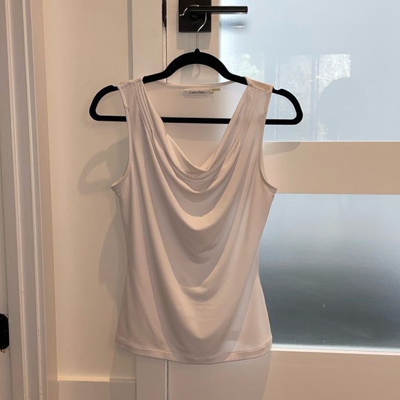Calvin Klein white blouse xs - Picture 1 of 3